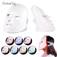 ForeverLily 7 Colors Led Photon Light PDT Photodynamic Skin Rejuvenation Facial Mask