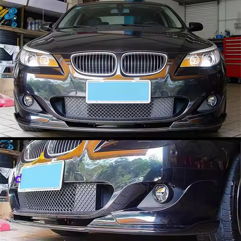 Front Bumper Splitter Lip For BMW X1 U11 M Sport 2022 2023 2024 gloss black bumper lip Bodykit Guard