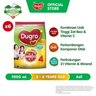 [FOC 100G] DUGRO 4 REGULAR 850G (MY) PROMO PACK (Susu, Milk Powder, 奶粉) x6