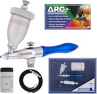 Master Airbrush Gravity Feed Air Abrasive Eraser and Etching Airbrush Kit - Mini Sandblaster Etcher 