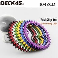 Deckas 104BCD Oval/Round Narrow Wide Chainring MTB bicycle 32T 34T 36T 38T crankset Tooth plate bike