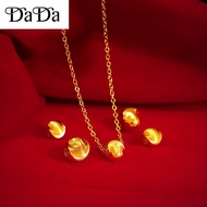 Original 916k Gold Pendant Tiger Eye Stone Necklace Gold Necklace Jewelry Lady Necklace Valentine's Day Gift
