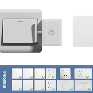 鯨品購 - 智慧無線遙控開關，懶人關燈神器！免佈線設計，遠端一鍵操控，家用自動控制器，隨時隨地開/關燈，享受便利生活新體驗。