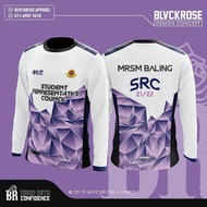 BAJU RAYA 2023 Ready STOCK Jersey Collar Retro   MRSM BALING  ShortSleeves  Viral Jersey