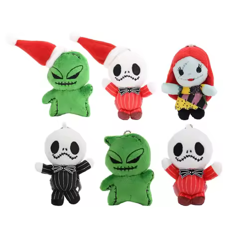 Tim Burton’s Nightmare Before Christmas Sally and jack Plush Toys Zero dog Stuffed Toys Halloween Gi
