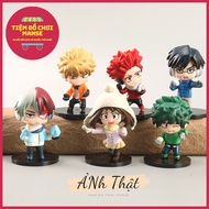 Chibi Anime Model My Hero Academia Bakugo Katsuki, Izuku Midoriya, Todoroki Shouto