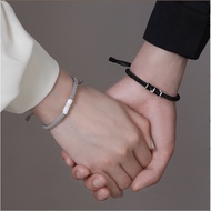 Double bamboo bracelet with the meaning of ten thousand years of happiness with Korean style drawstr