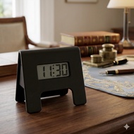 KUPONG Kupot Alarm Clock Black 7x6 Cm.