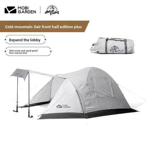 Moby Garden Tent Outdoor Hiking Portable Camping Four Seasons Tent Windproof Snow Skirt Professional