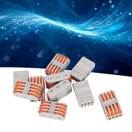 PCT 2‑4 10Pcs Lever Wire Connector 4 Core Compact Connectors for Diameter 0.08-4mm²