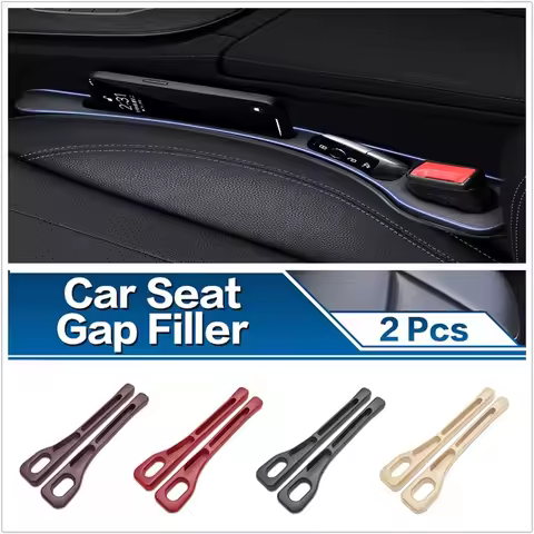 2Pcs For AUDI TT RS Q2 Q3 Q4 Q5 Q7 Q8 Etron GT Car Seat Gap Filler Organizer Between Seats Crevice B