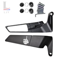 สําหรับ DUCATI Monster 696 796 821 1200 S2R 800 Monster796 รถจักรยานยนต์ CNC กระจกมองหลังปีกคงที่