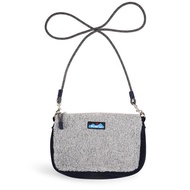 【西雅圖 KAVU】So Snuggy 拼接毛毛側背包 博爾德藍 #9467