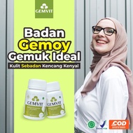 Gemvit obat penggemuk badan bpom anak dewasa pemutih badan permanen 100% ori bpom