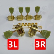 Gibson Piano Button 3R3L Electric Guitar Tuner Tuner Golden Retro Luxury Electric Guitar Tuner T