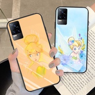 G-34 Tinker Bell Casing Tempered Glass for VIVO Y02t Y51 V21S V21E Y02a Y52 Y31 Y02 V21 Y53S V20 202