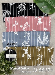 Kain Rayon Silky Premium Motif Bunga Daun 05 meter Rayon 66191 Premium Motif Bunga Daun Rayon Silky