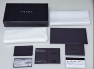 Original Prada wallet gift box and accessories 原裝 Prada 錢包包裝盒及配件