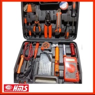 TERMURAH HMS TOOL KIT SET ELECTRIC HAND TOOL BOX / PERKAKAS LISTRIK | COD