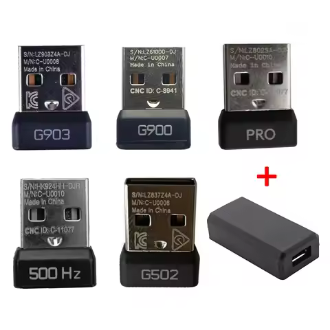 USB Dongle Mouse Receiver + Extension Port Adapter for Logitech G502 LIGHTSPEED G900 G903 G602 G PRO