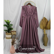 GAMIS JUMBO LD 135 130 120 110 CEY MAXI GAMIS KONDANGAN PESTA WARNA PUTIH HITAM MAROON POLOS BAHAN K