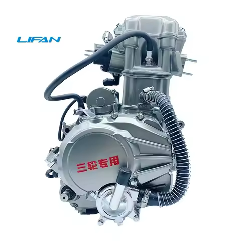 Lifan 200cc Water Cooled Engine for Tricycle Motorcycle Single Cylinder CDI Start Kick Engines for H