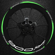 For Z900 Z 900 z900 17 Reflective Motorcycle Wheel Hub Stickers Moto Motorbike Rim Strip Decor Vinyl