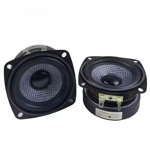 SOTAMIA 2Pcs 3 Inch Audio Speaker 6 Ohm 15W Glass Fiber Hifi Music Waterproof Power Loudspeaker DIY 