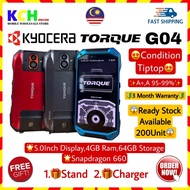 【💯LOWEST PRICE】KYOCERA G05/G04 KYV46 RUGGED Android Gaming Smartphone Snapdragon 660 Phone Tahan Las
