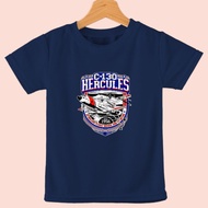 C130 HERCULES Motif Children's T-shirt for boys and girls unisex