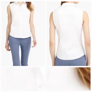 KEMEJA Bnwt, BROOKS BROTHERS 346 Sleeveless Button Down Shirt Size XS