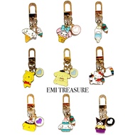 Cinnamoroll / Little Twin Stars / Melody / Kuromi / Pompompurin / Hello Kitty / Winnie the Pooh Keychain Gifts