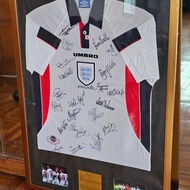 Jersey england 1998 personally signed by first team player original size L