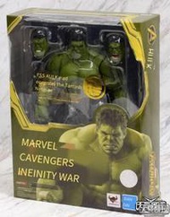 再版現貨萬代 SHF 綠巨人Hulk 浩克 漫威 復仇者聯盟3 無限戰爭