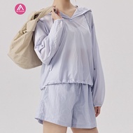 AirActive Sports Set Raw Yarn Sunscreen Hooded Pilates Yoga Fitness