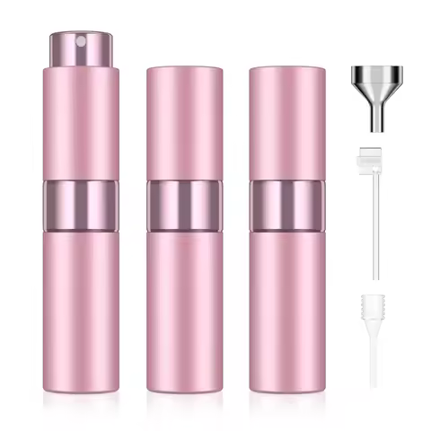 1-3pcs 8ml Aluminum Perfume Refill Bottle Travel Perfume Atomizer Mini Spray Bottle Portable Empty P