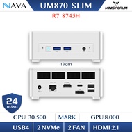 Mini PC Minisforum UM870 AMD Ryzen 7 8745H 7840HS Máy tính 870 DDR5 NVMe4 Wifi 6E Bluetooth 5.2