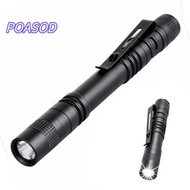 MAYSHOW Pen Shape Flashlight, Mini Portable LED Flashlight, Torch Light Waterproof Pen Clip Lighting