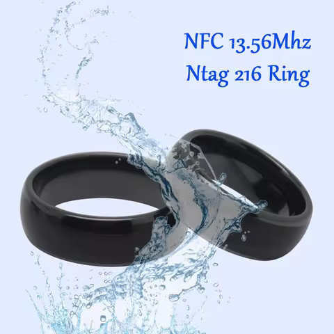 Ntag216 Smart Chip Ring 13.56mhz Nfc Token Rfid Iso14443 Badge 888 Bytes Amibo Business Card Game Ri