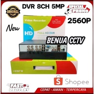 Hightech DVR 8CH 4K ULTRA HD 5MP 2560P 6 IN 1 8 Channel 5 Mp Support ColorVu Camera Audio Series Cct
