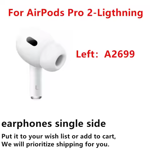 For AirPods Pro 2 Left and Right Ear Single replacement used earphone With Lighting Port A2931 A2699