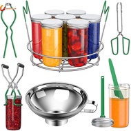 7Pcs Canning Supplies Starter Kit Canning Tools Set Stainless Steel Canning Set with Canning Rack