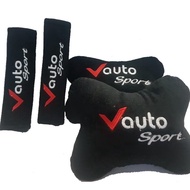 VAUTO 2 in 1 Car Seat Head Neck Rest Pillow