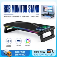 FPS RGB Monitor stand for computer monitorMultifunctional Desk/ Display Stand W/ RGB Light
