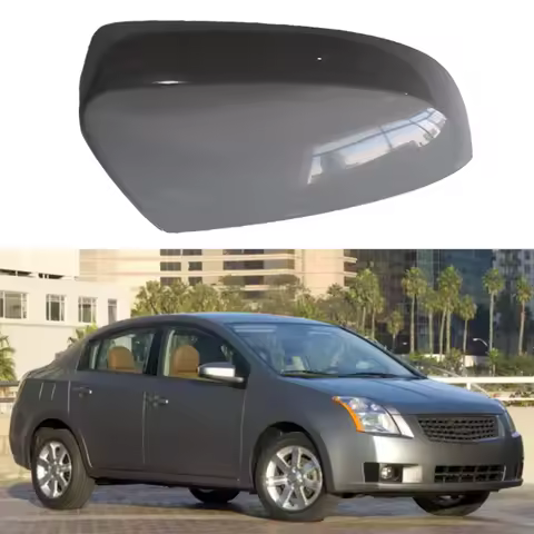 Left Right Gray Rear View Mirror Cover Shell Cap Housing for Nissan Sentra 2007 2008 2009 2010 2011 