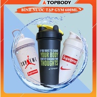 High quality 600ml gym water bottle, sports, soccer TOPBODY BNGYM03