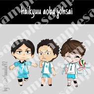 Haikyuu Standee Acrylic Aoba Johsai by assyifaaulia92