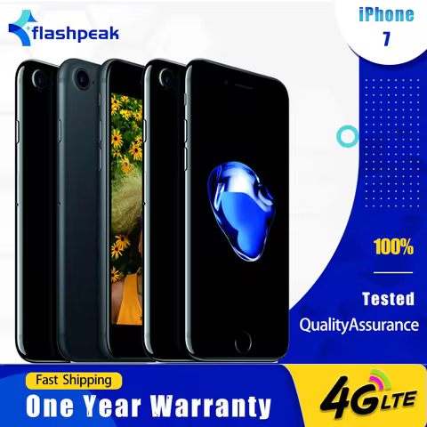 Original Apple iPhone 7 4G LTE Mobile Phone 32GB/128GB Fingerprint 4.7'' IPS LCD 12MP+7MP A10 CPU Qu