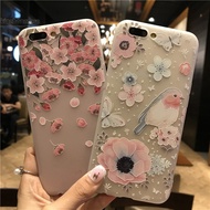 Case OPPO A5 2020 A5S A9 2020 A3S F7 Reno 2f F1S F5 Youth F9 A31 A37 A71 Reno 3 A12 F11 A7 A92 A12E A31 2020 A52 A91 A1K A37F A72 Reno 2Z Neo 9 Motif Flower Soft Cover