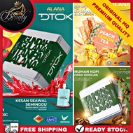 ALANA Coffee Dtox Peach Lemon Tea | Original HQ With Free Gift | Detox Kopi Hijau Teh Pic Hitam | Sl